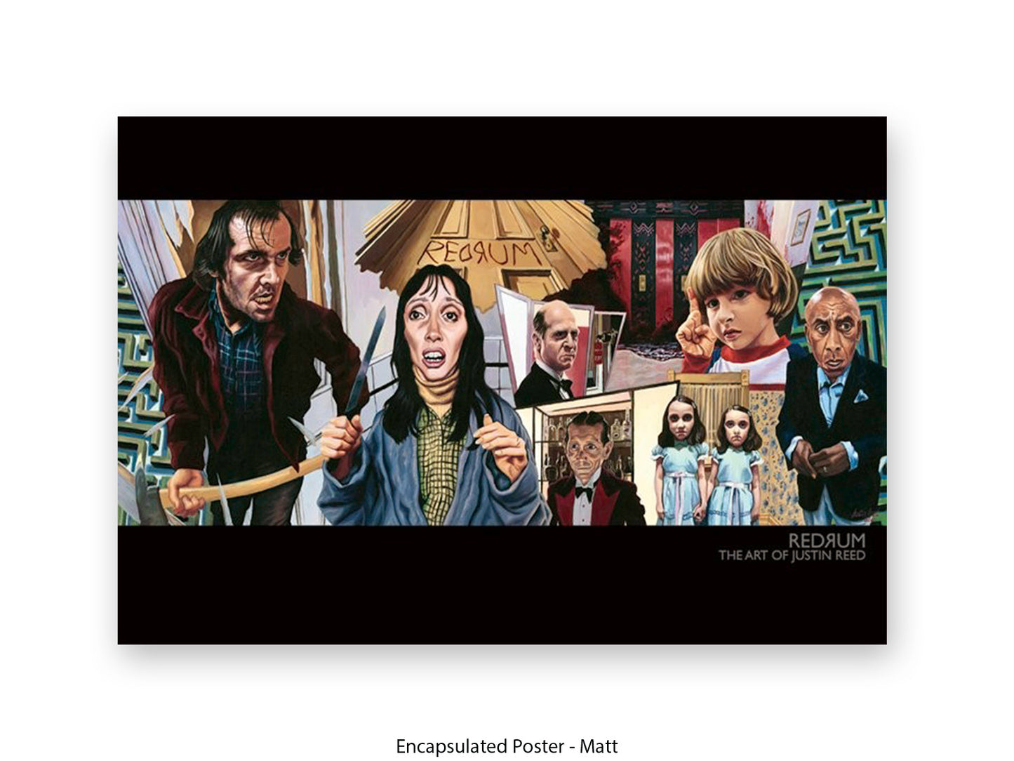 Redrum - Murder  Cinema Art Poster | Justin Reed