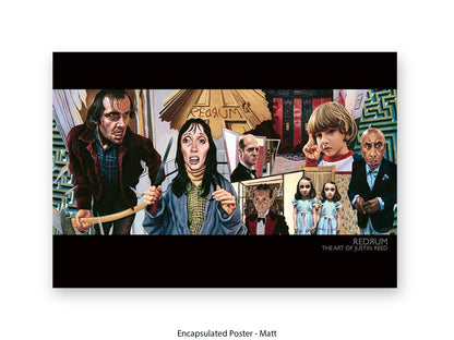 Redrum - Murder  Cinema Art Poster | Justin Reed