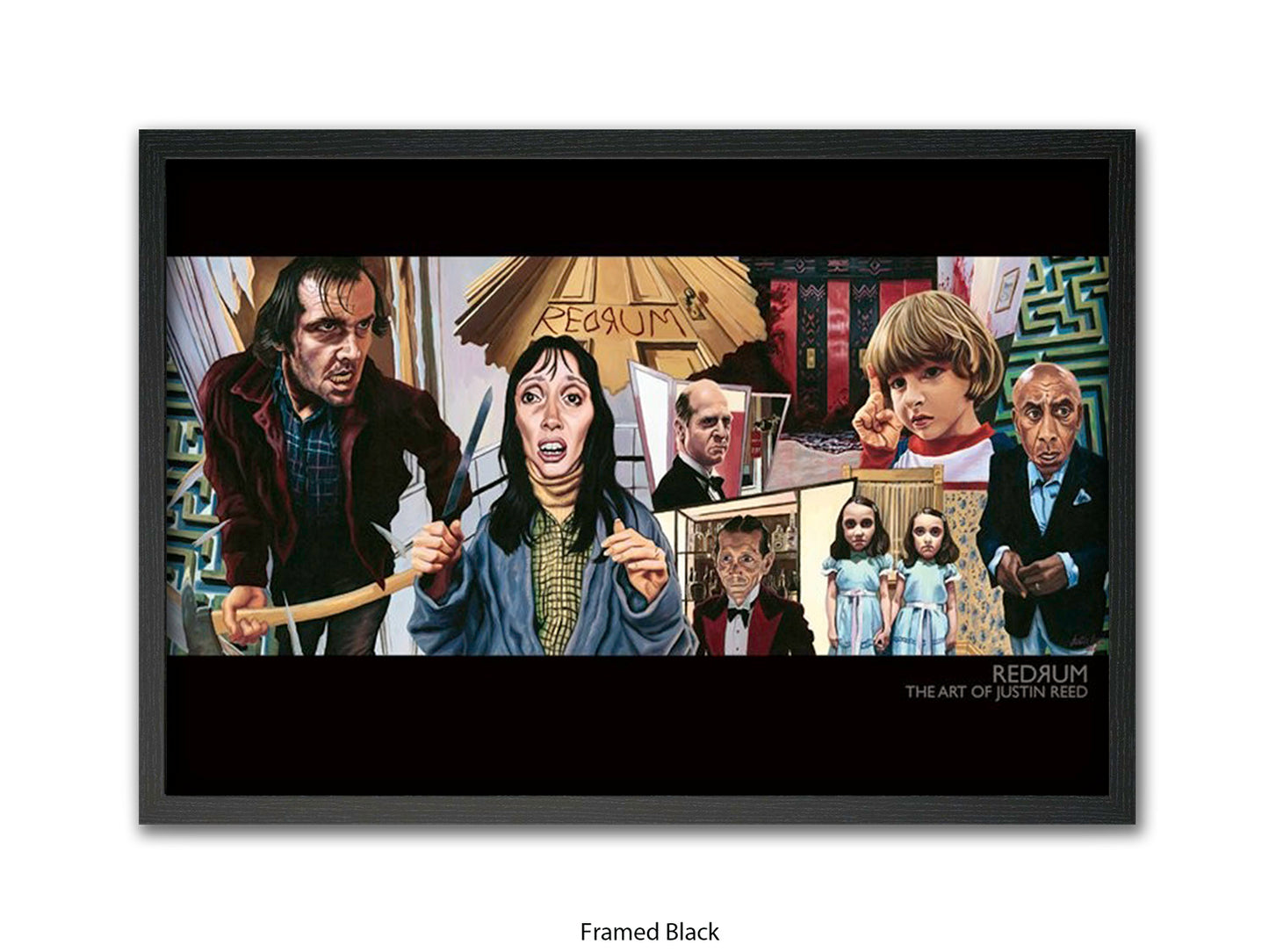 Redrum - Murder  Cinema Art Poster | Justin Reed
