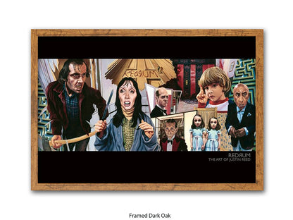 Redrum - Murder  Cinema Art Poster | Justin Reed