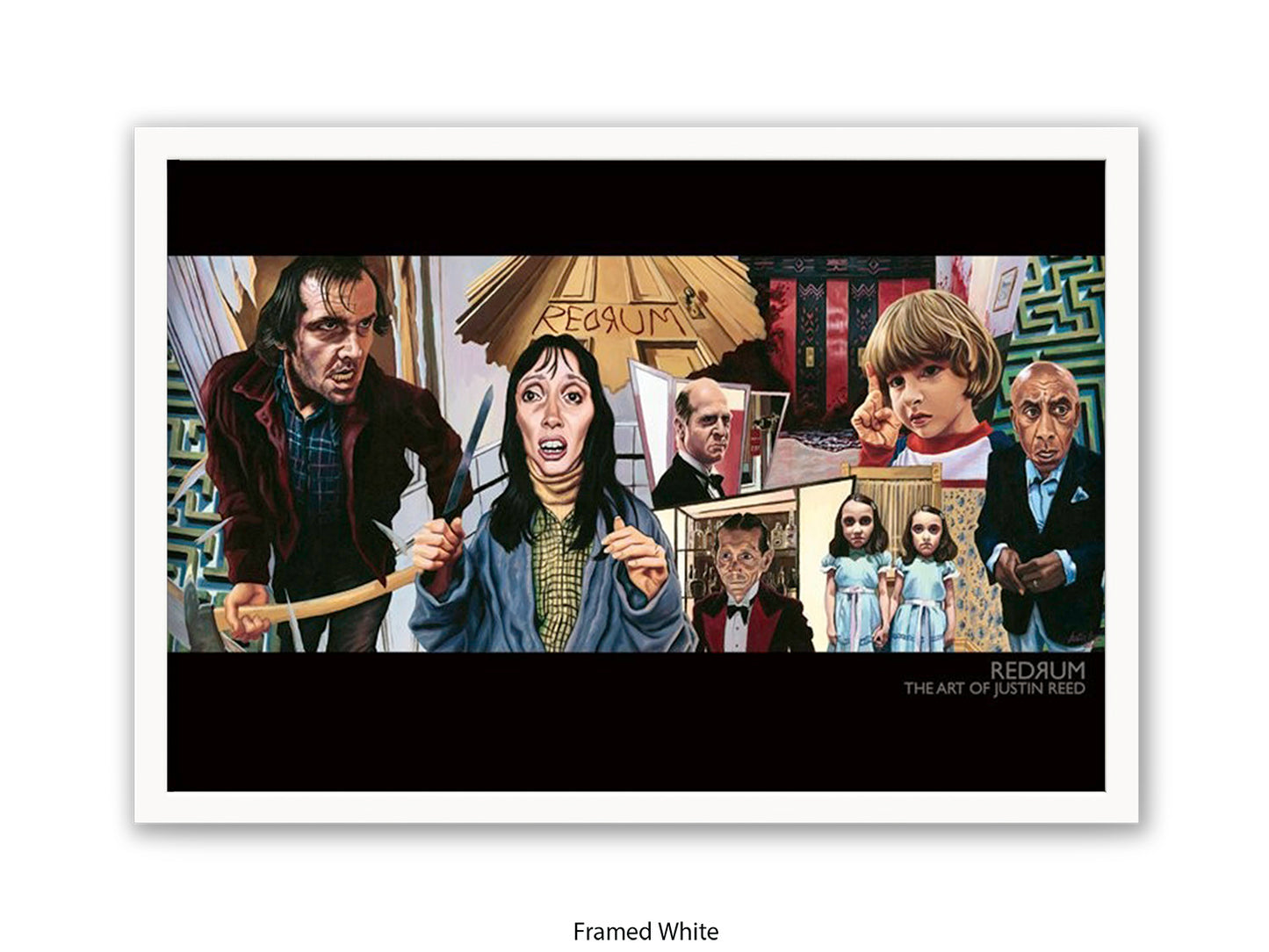 Redrum - Murder  Cinema Art Poster | Justin Reed