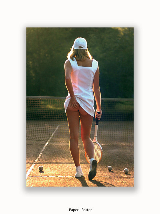 Tennis Girl Poster