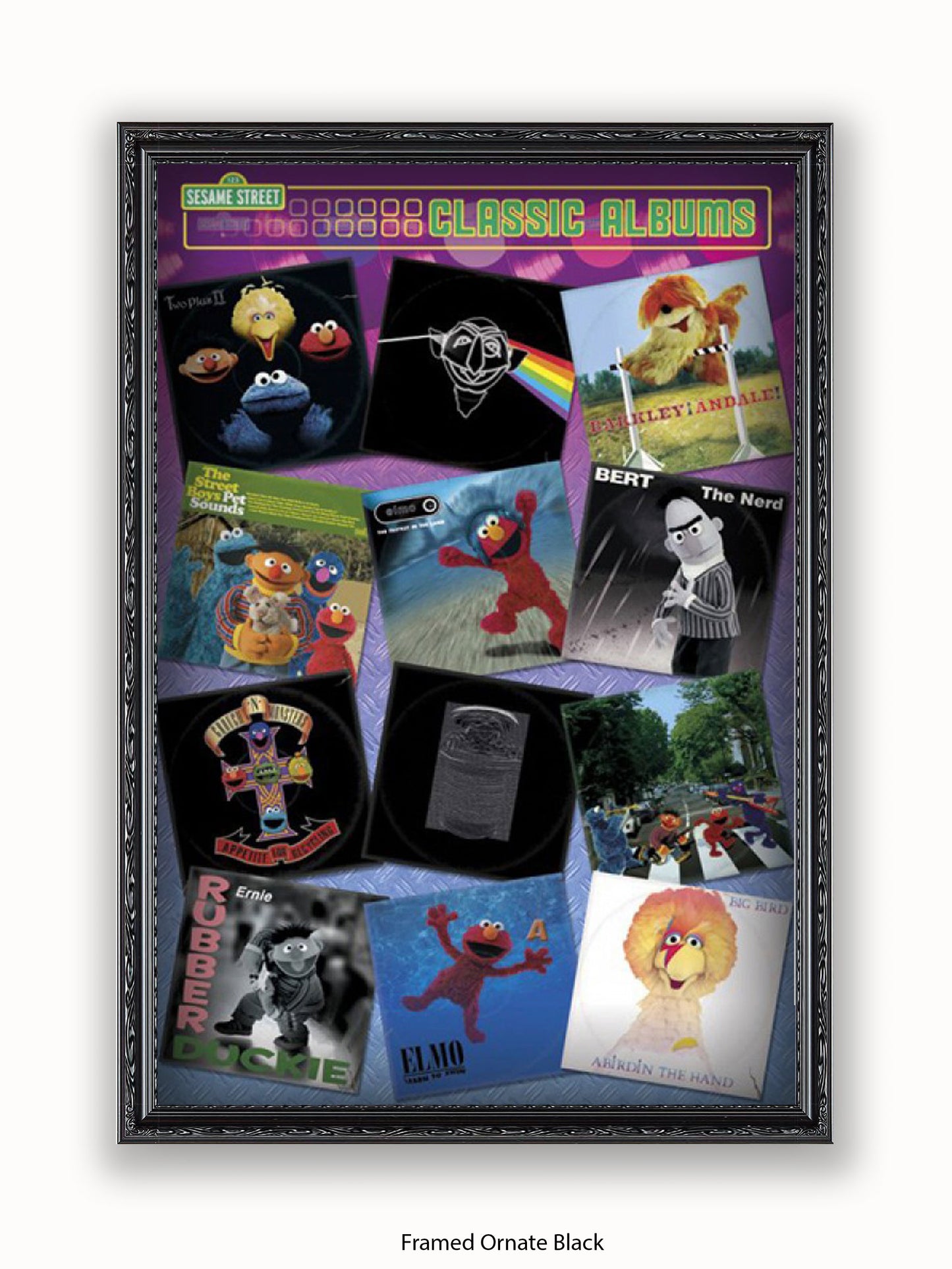 Sesame Steet  Album Covers Poster