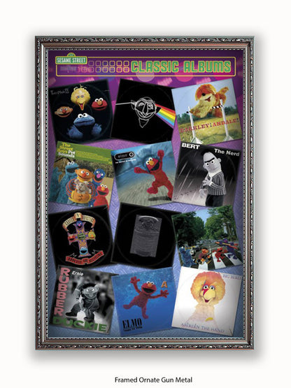 Sesame Steet  Album Covers Poster