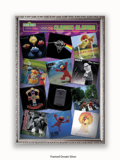 Sesame Steet  Album Covers Poster