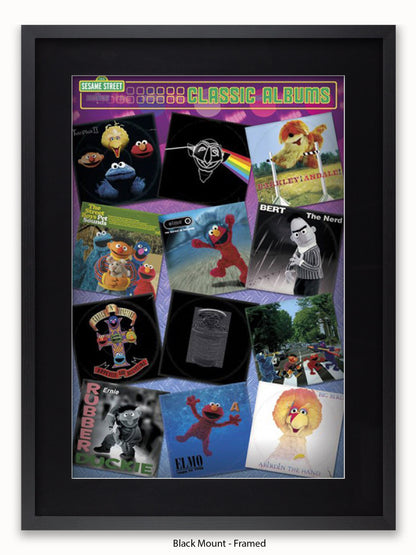 Sesame Steet  Album Covers Poster