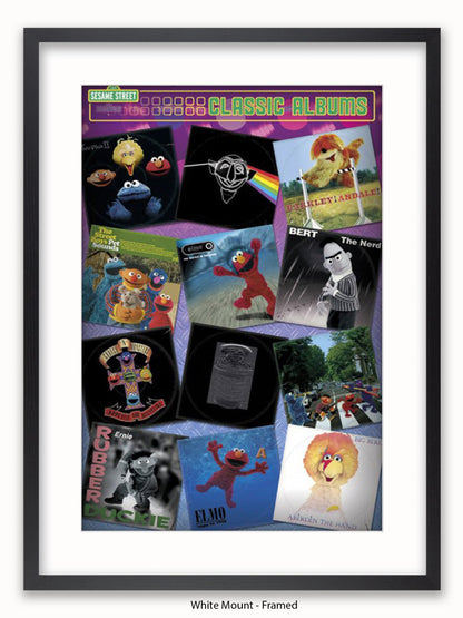 Sesame Steet  Album Covers Poster