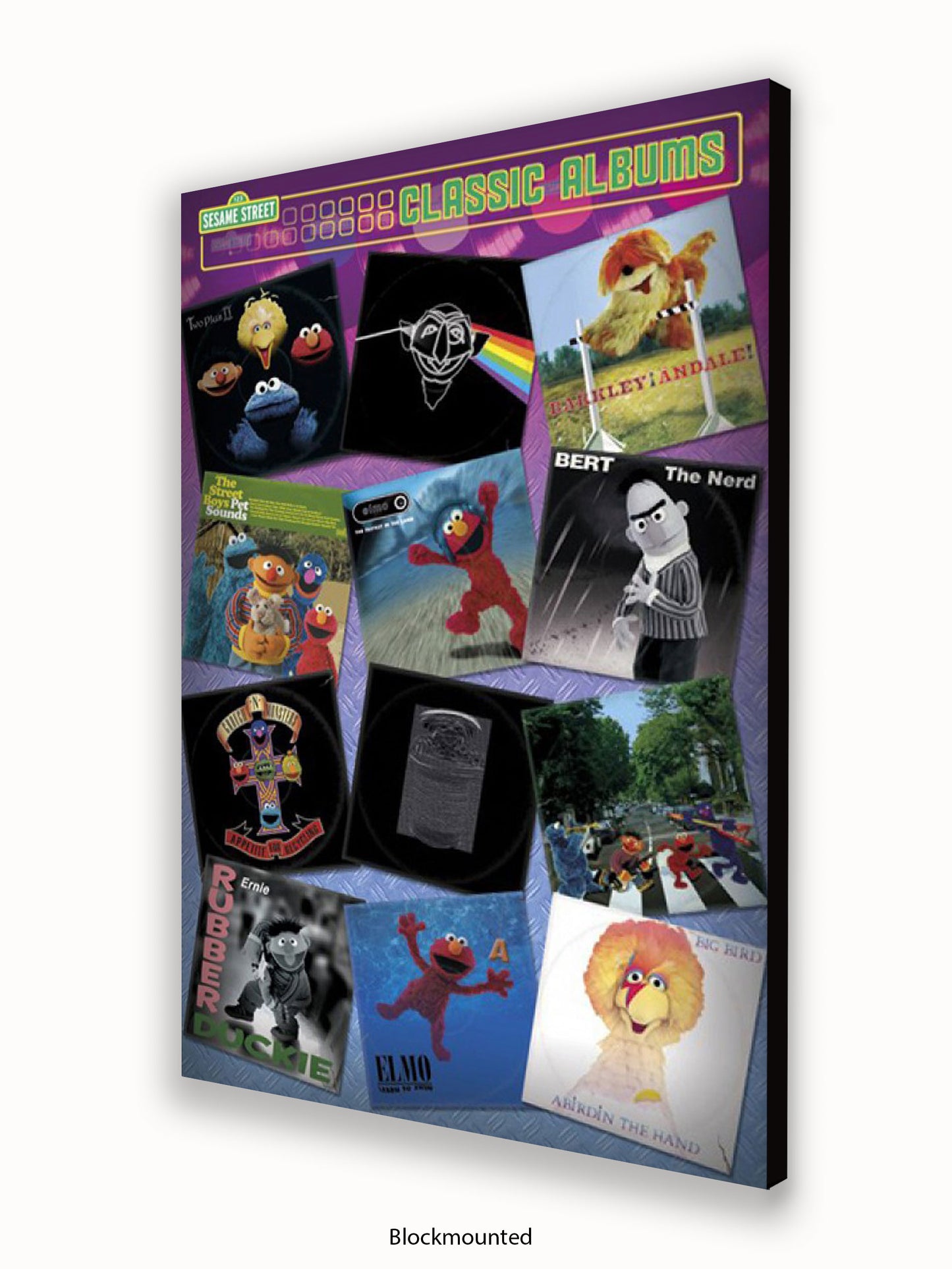 Sesame Steet  Album Covers Poster
