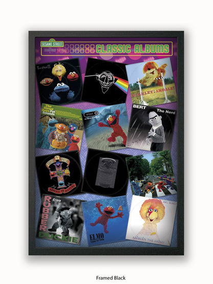 Sesame Steet  Album Covers Poster