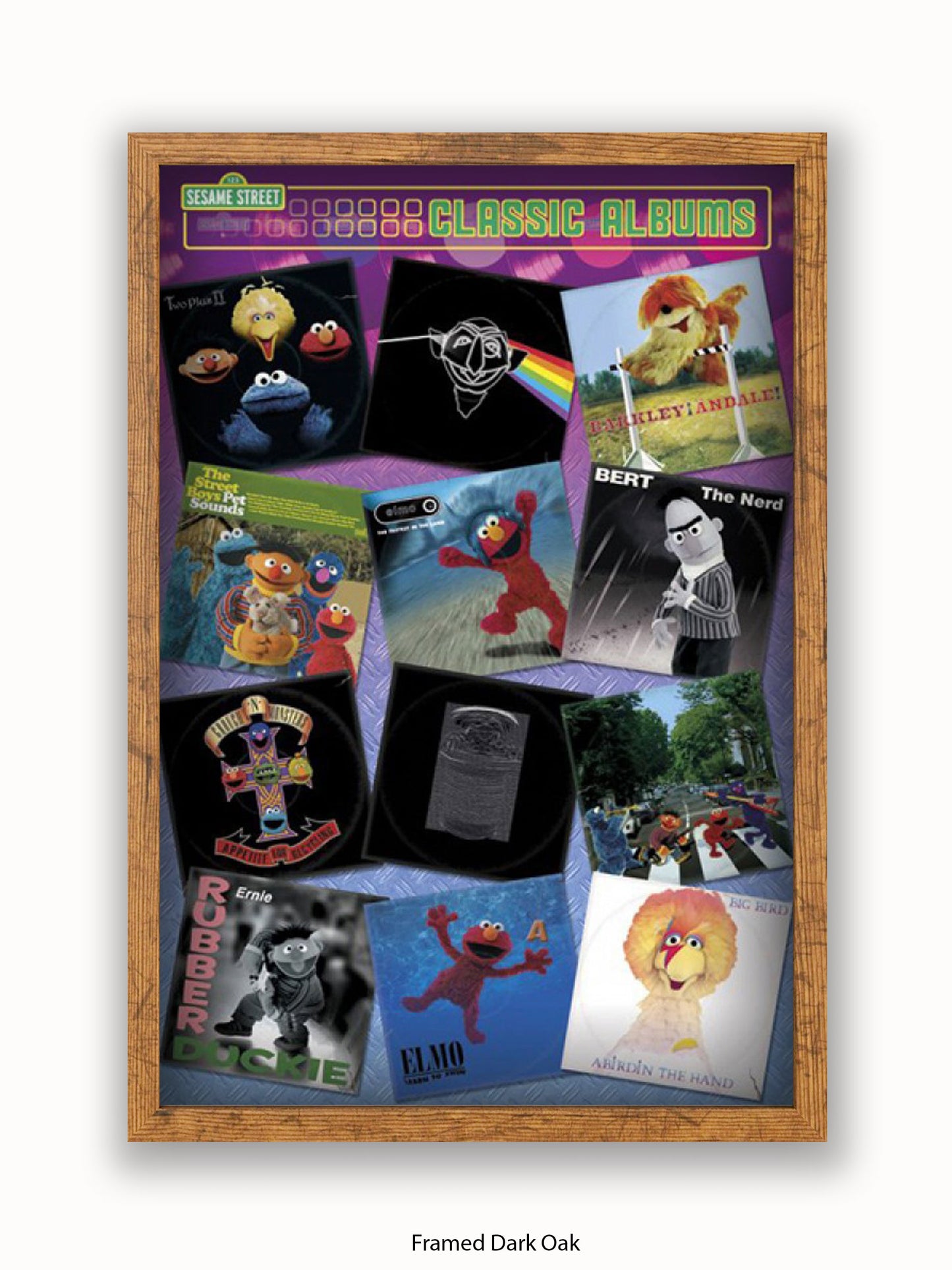 Sesame Steet  Album Covers Poster