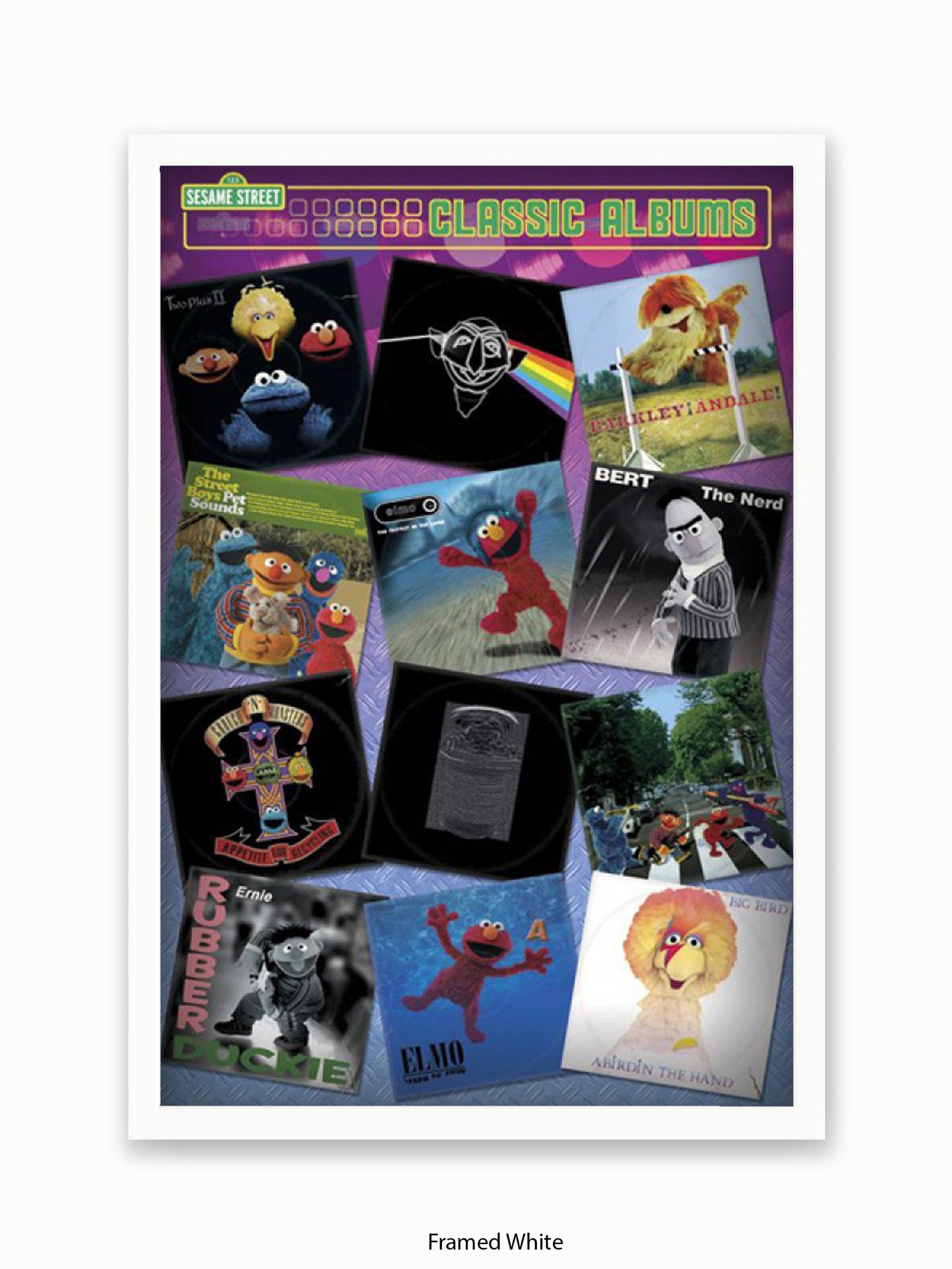 Sesame Steet  Album Covers Poster