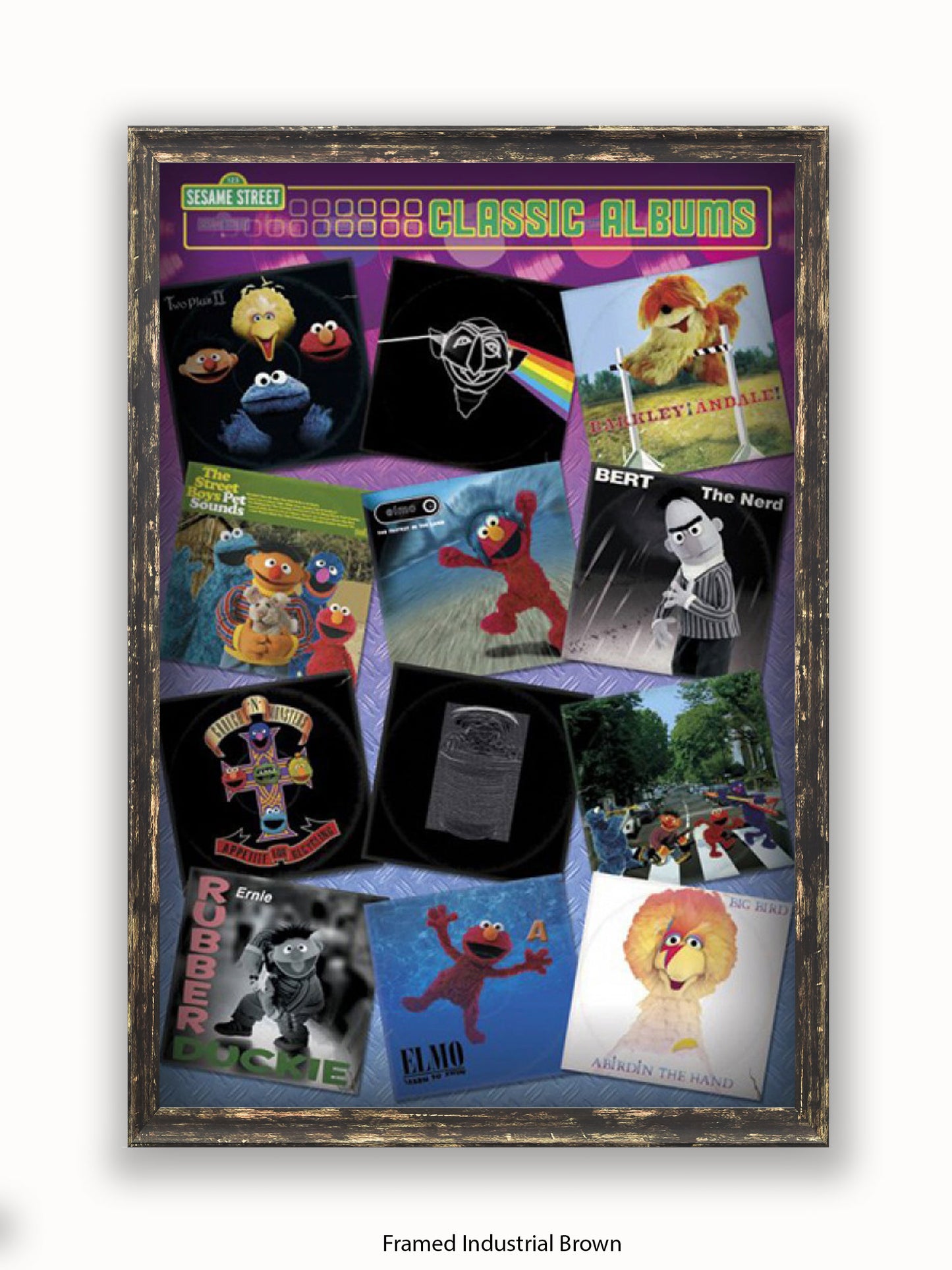 Sesame Steet  Album Covers Poster