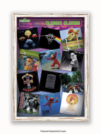 Sesame Steet  Album Covers Poster