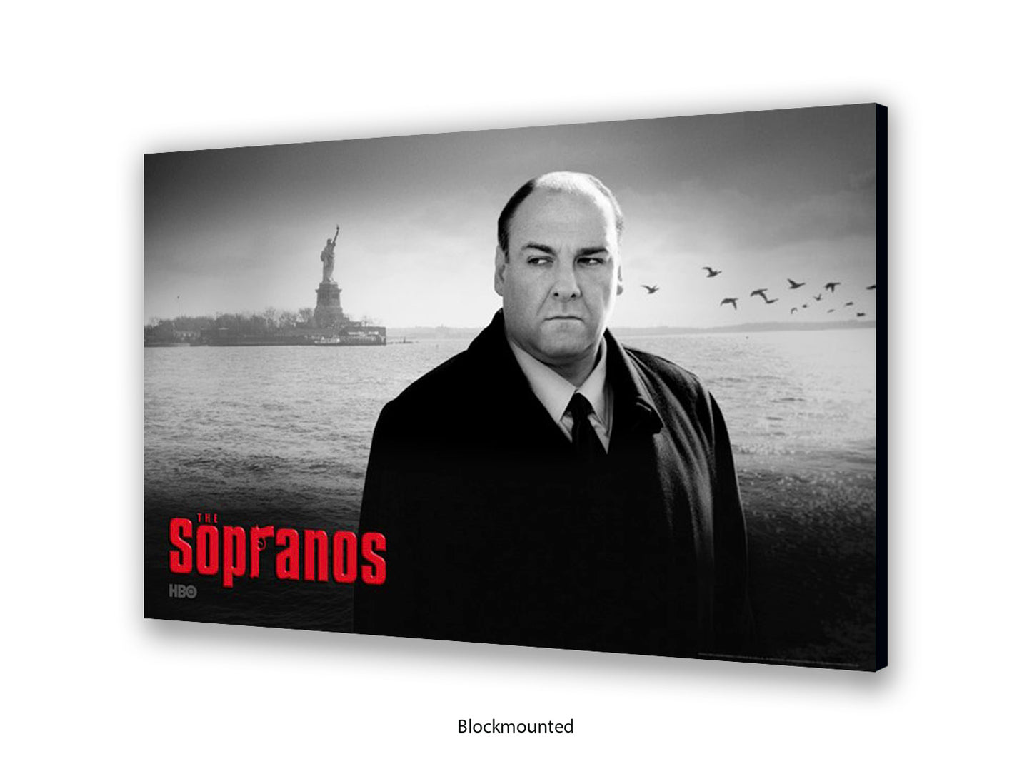 Sopranos | Black and White Tony Soprano Poster