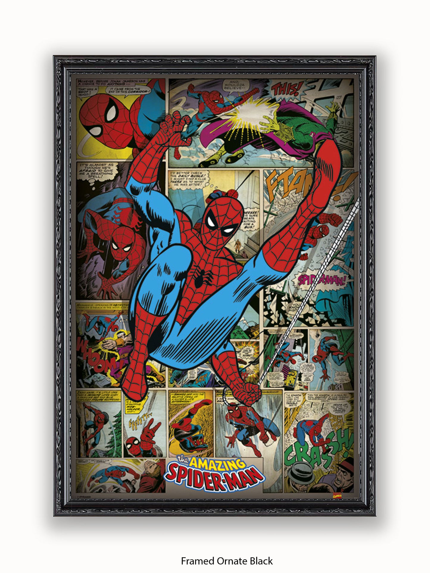 Spiderman  Comic Strip  The Amazing Spiderman Poster