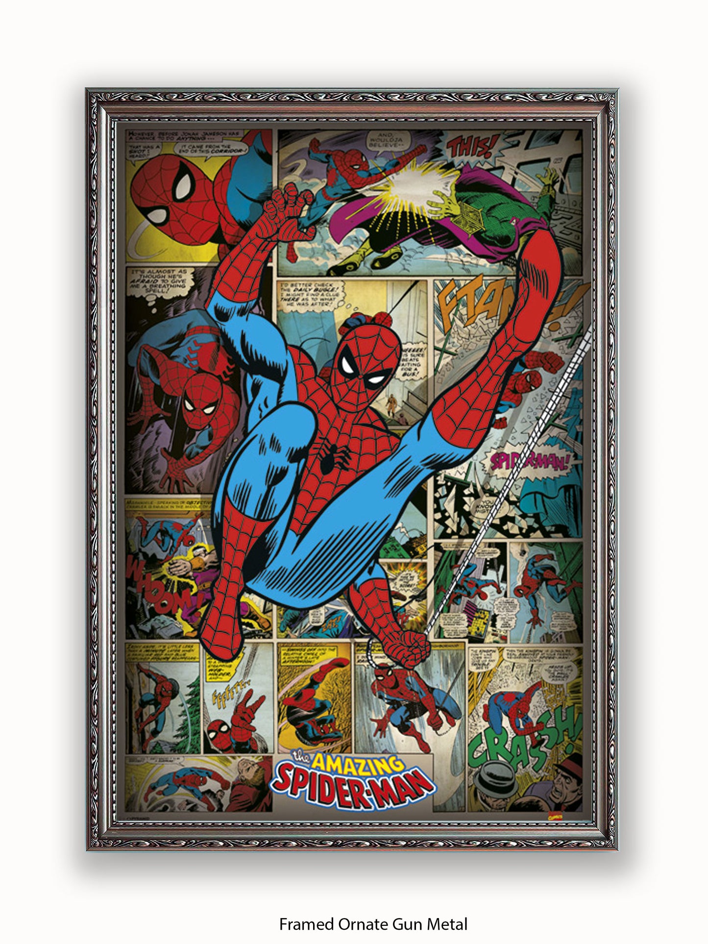 Spiderman  Comic Strip  The Amazing Spiderman Poster
