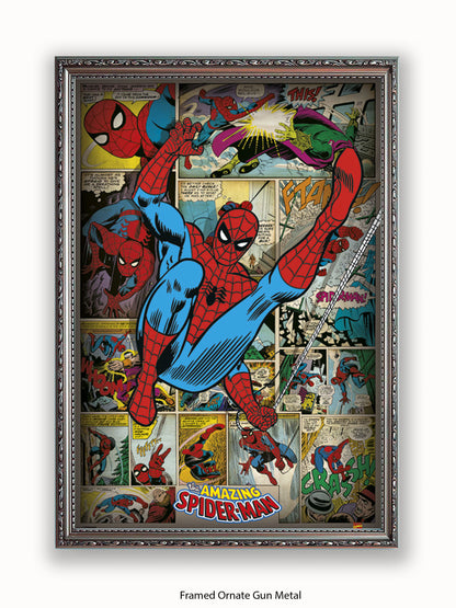 Spiderman  Comic Strip  The Amazing Spiderman Poster