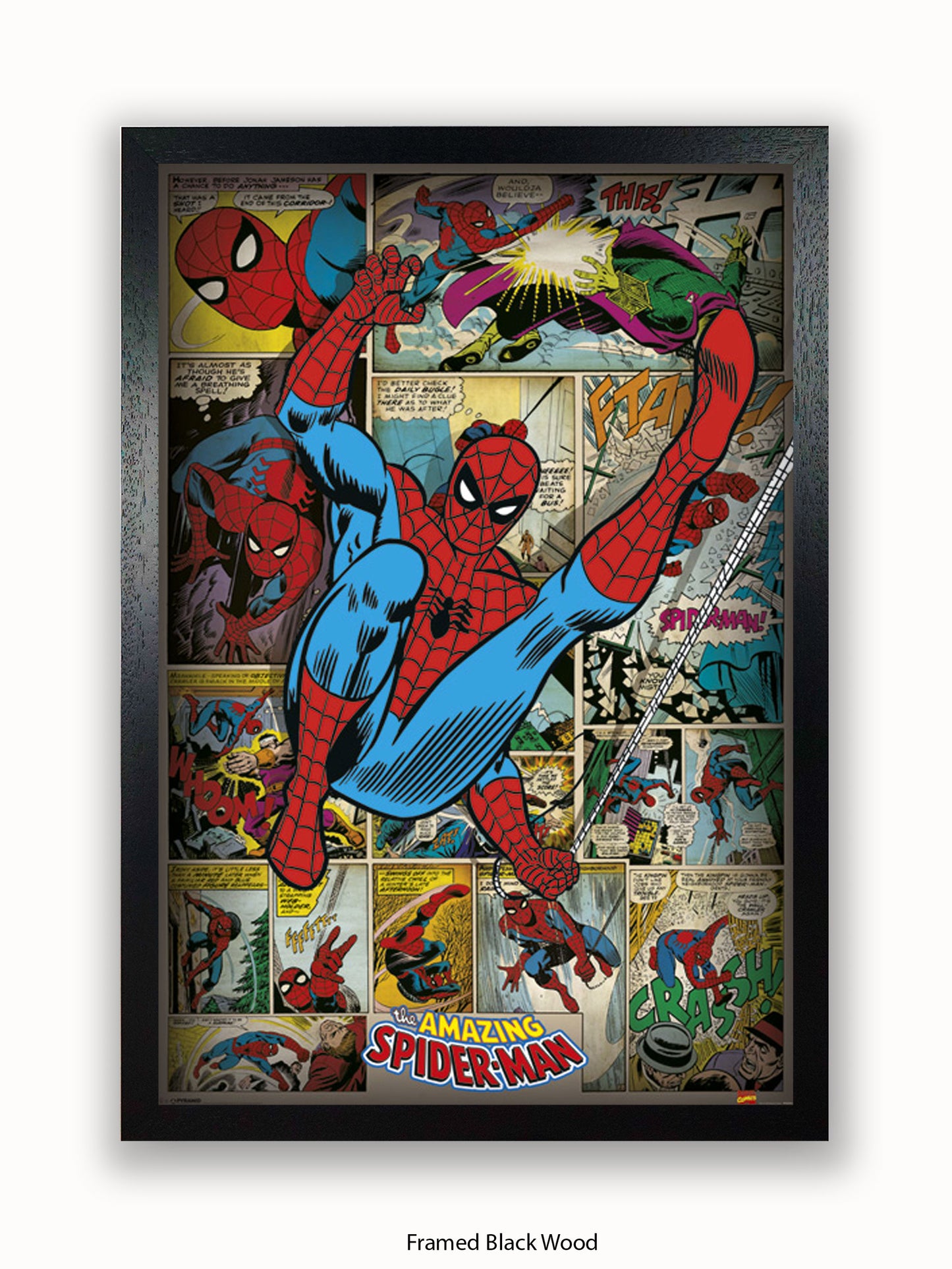 Spiderman  Comic Strip  The Amazing Spiderman Poster