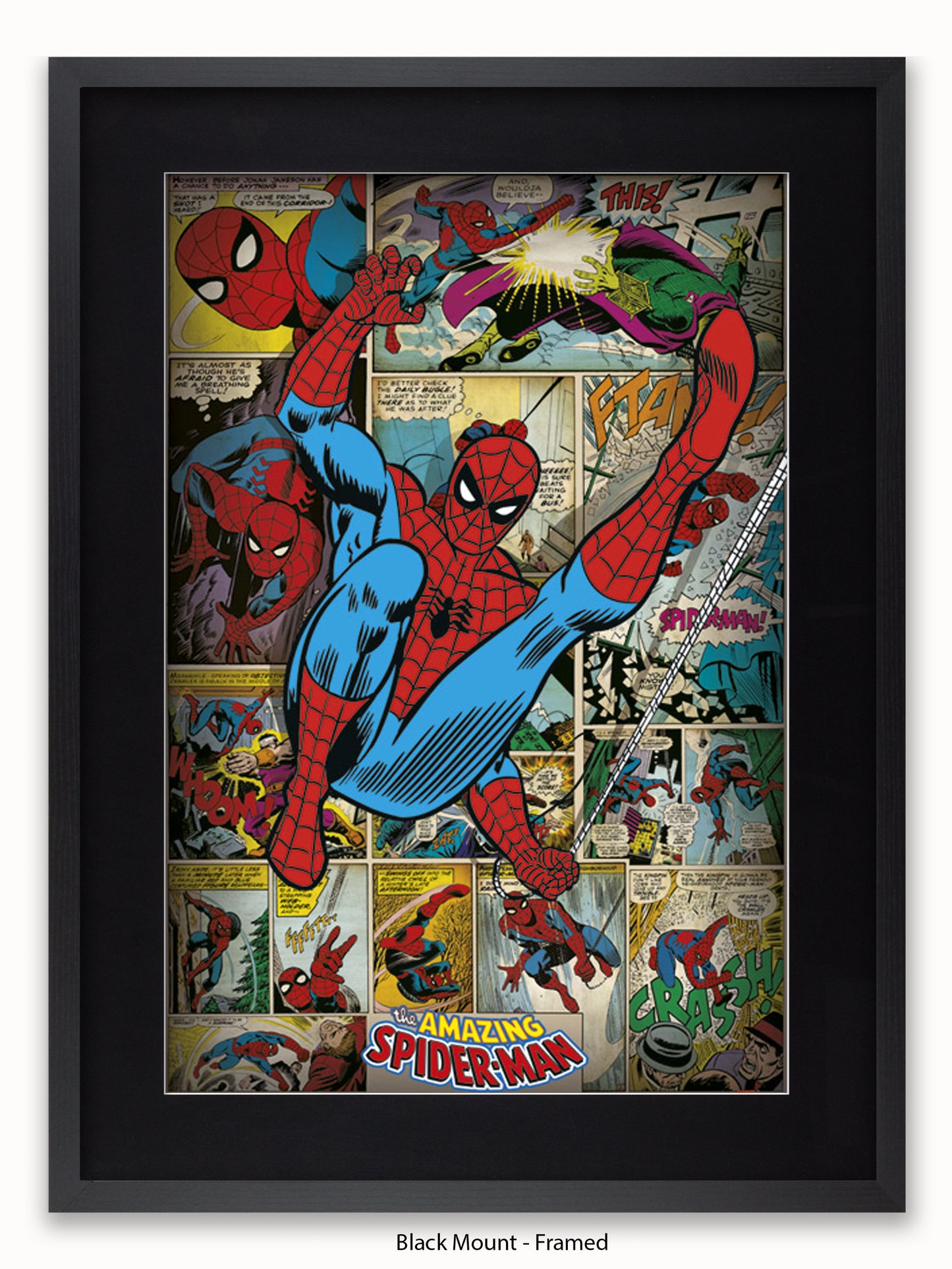 Spiderman  Comic Strip  The Amazing Spiderman Poster