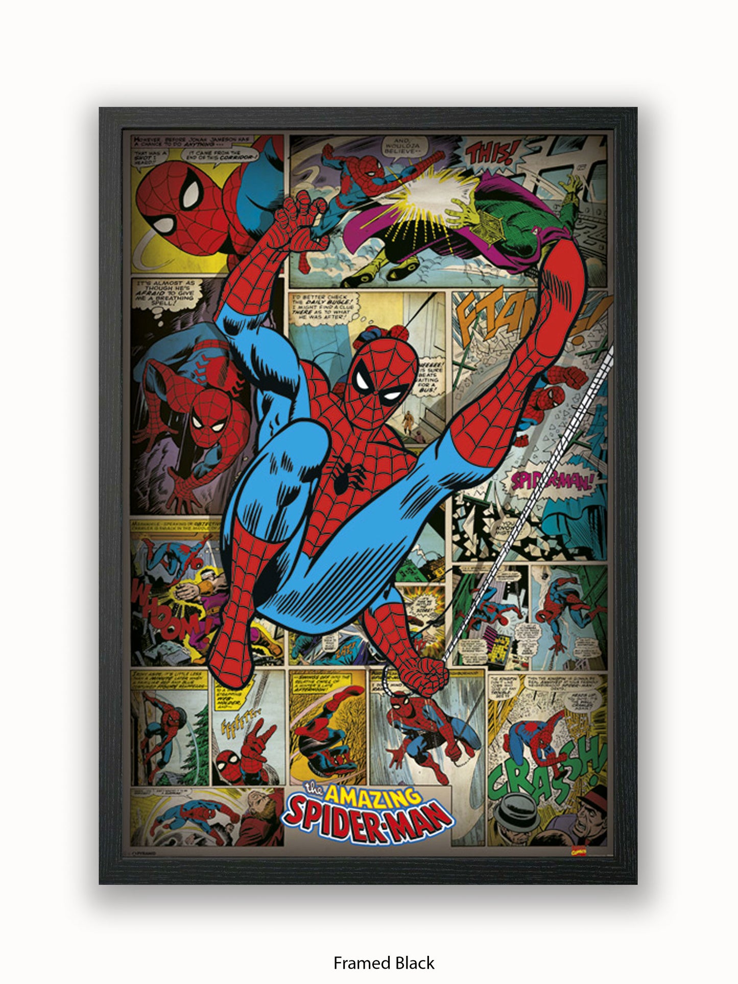 Spiderman  Comic Strip  The Amazing Spiderman Poster