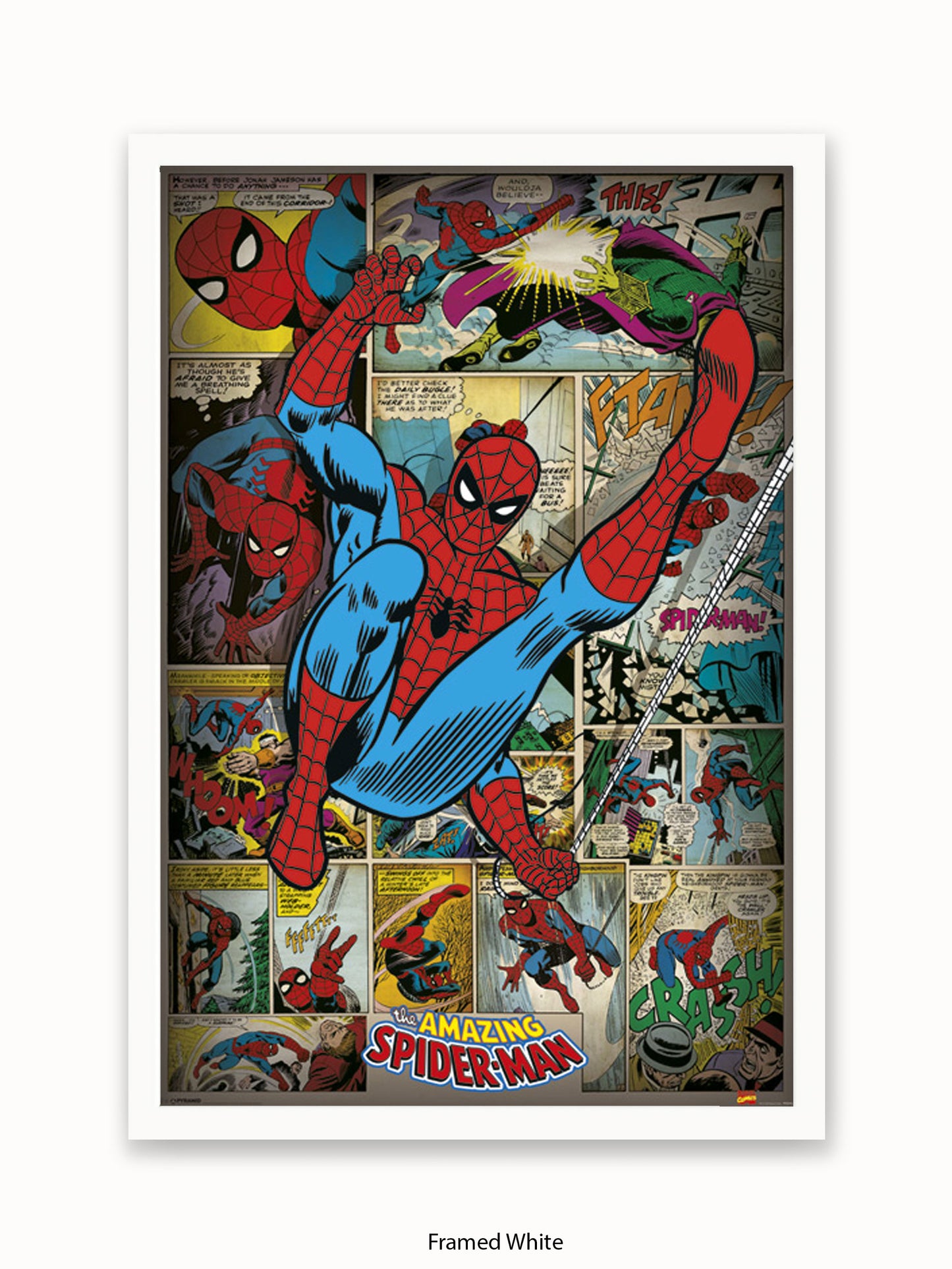 Spiderman  Comic Strip  The Amazing Spiderman Poster