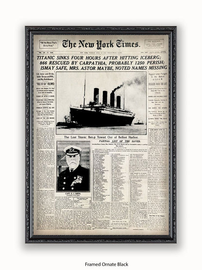 Titanic  The New York Times Poster