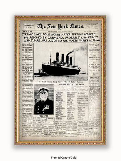 Titanic  The New York Times Poster