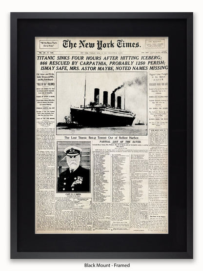 Titanic  The New York Times Poster