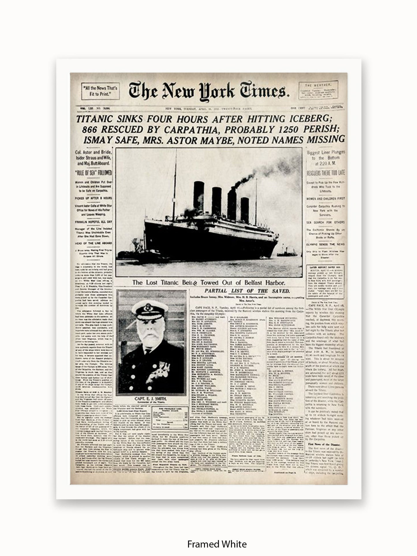 Titanic  The New York Times Poster