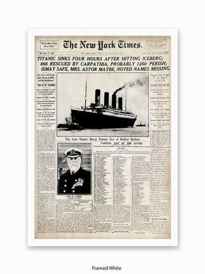 Titanic  The New York Times Poster