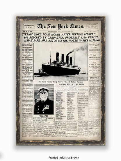 Titanic  The New York Times Poster