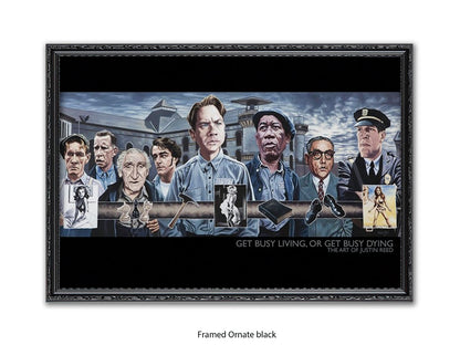 Get busy living, or Get busy dying  Cinema Art Poster | Justin Reed