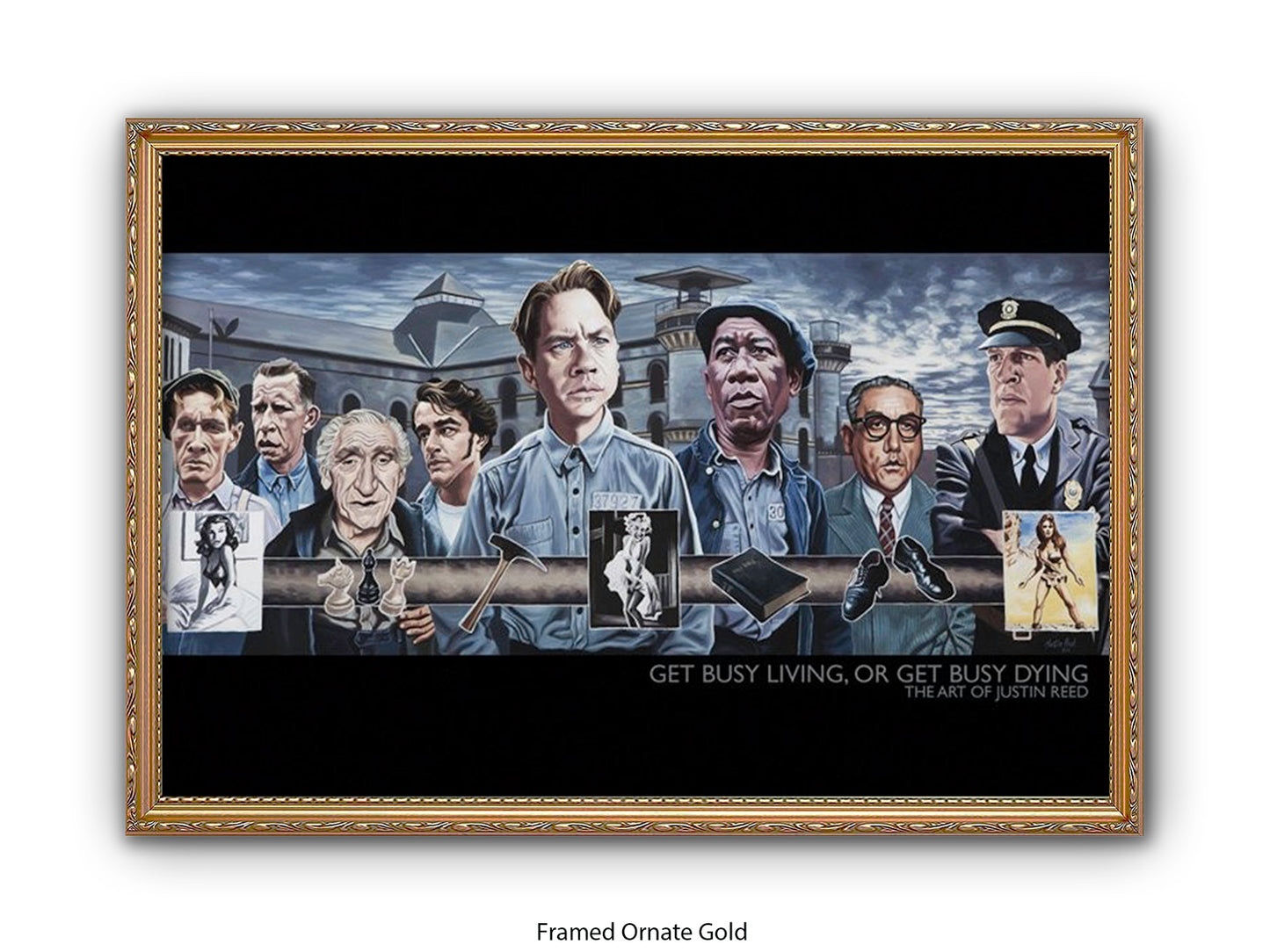 Get busy living, or Get busy dying  Cinema Art Poster | Justin Reed