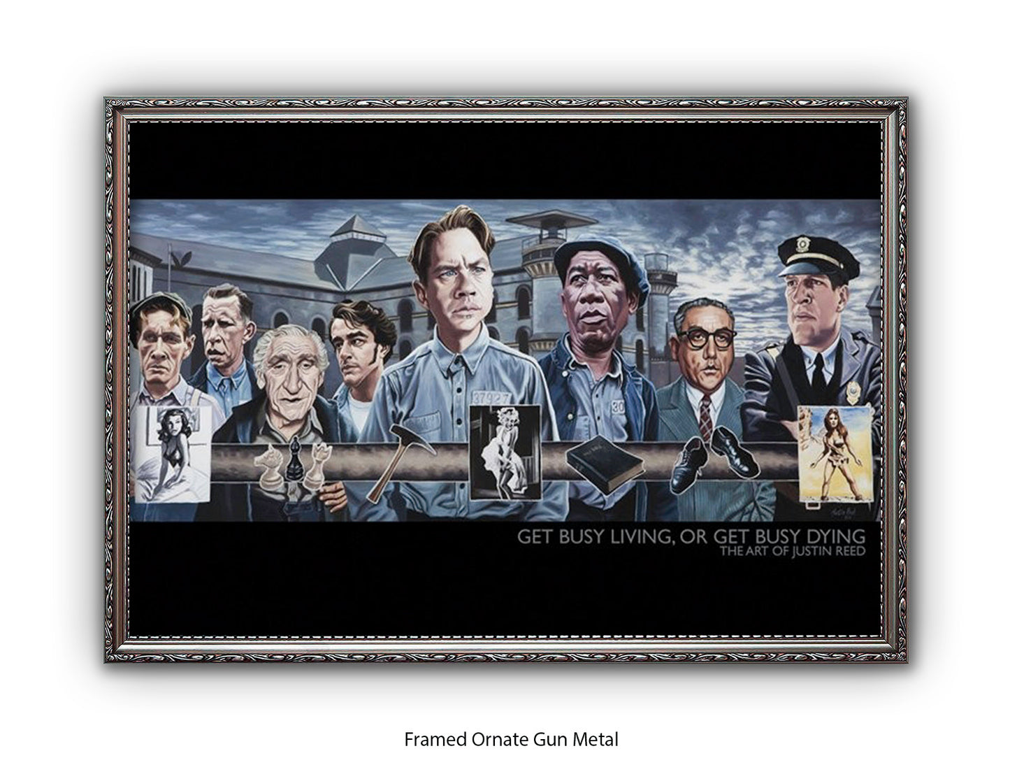 Get busy living, or Get busy dying  Cinema Art Poster | Justin Reed