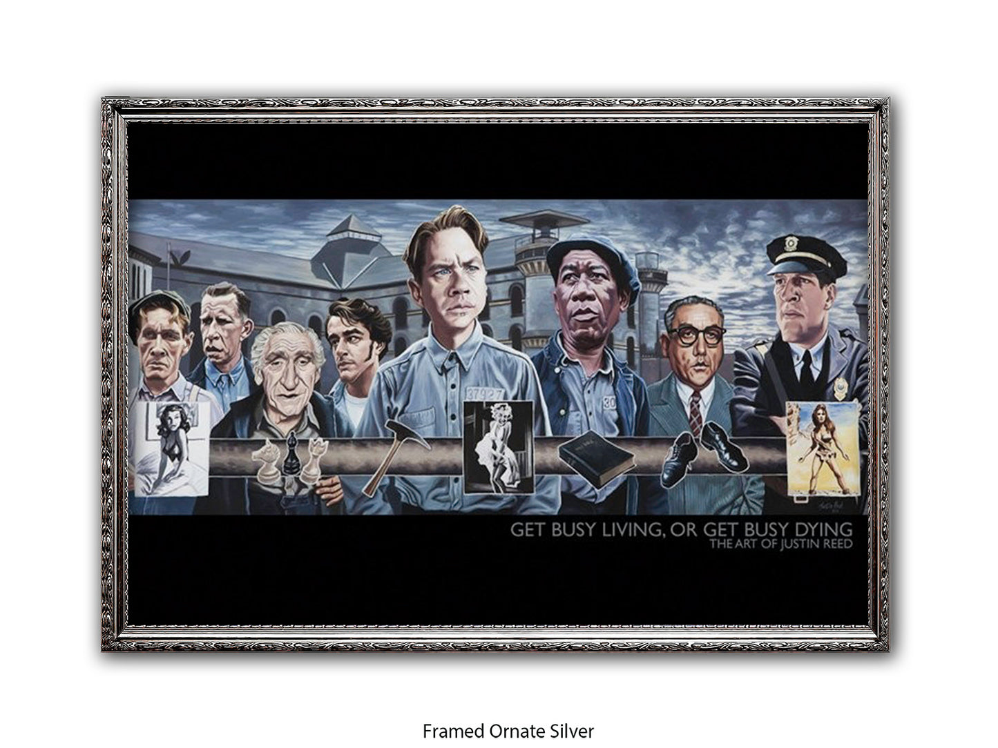 Get busy living, or Get busy dying  Cinema Art Poster | Justin Reed