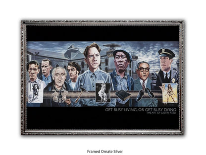 Get busy living, or Get busy dying  Cinema Art Poster | Justin Reed