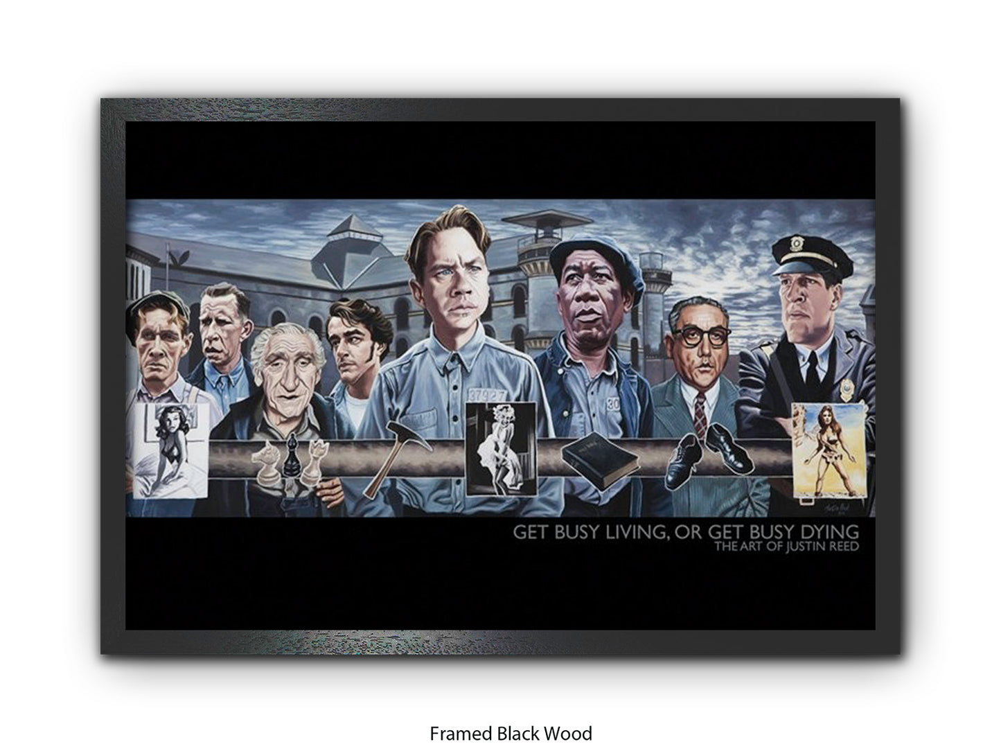 Get busy living, or Get busy dying  Cinema Art Poster | Justin Reed