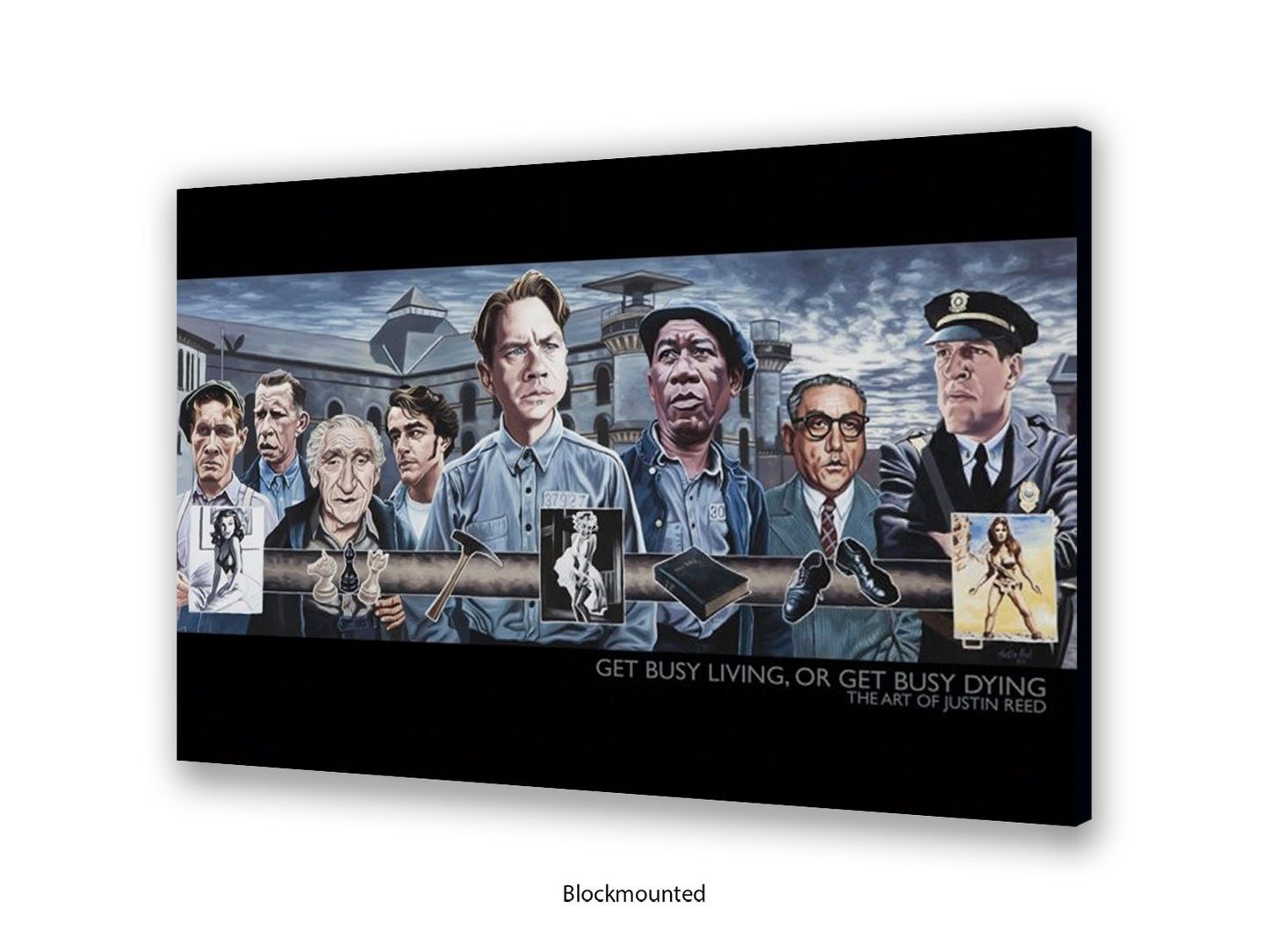 Get busy living, or Get busy dying  Cinema Art Poster | Justin Reed