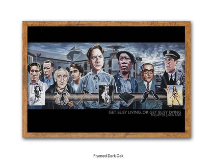 Get busy living, or Get busy dying  Cinema Art Poster | Justin Reed