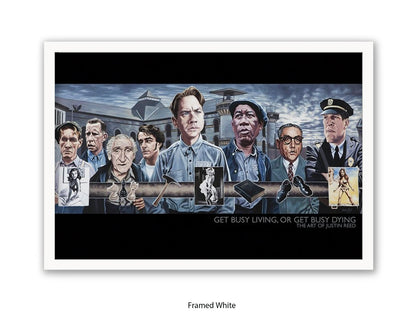 Get busy living, or Get busy dying  Cinema Art Poster | Justin Reed