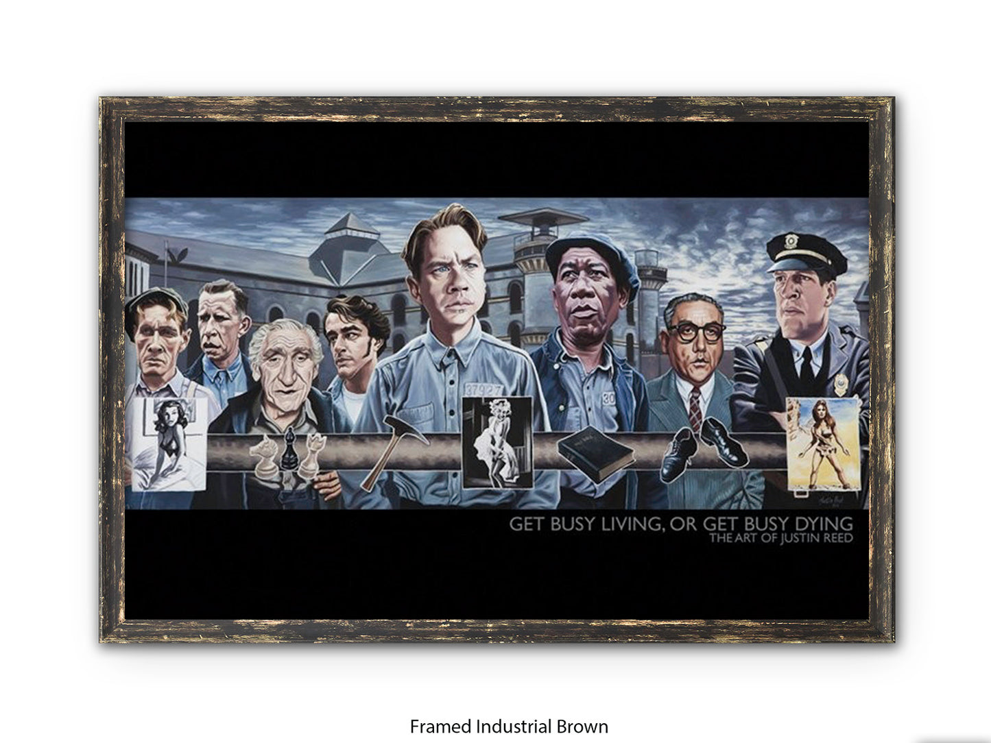 Get busy living, or Get busy dying  Cinema Art Poster | Justin Reed