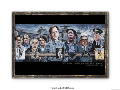 Get busy living, or Get busy dying  Cinema Art Poster | Justin Reed