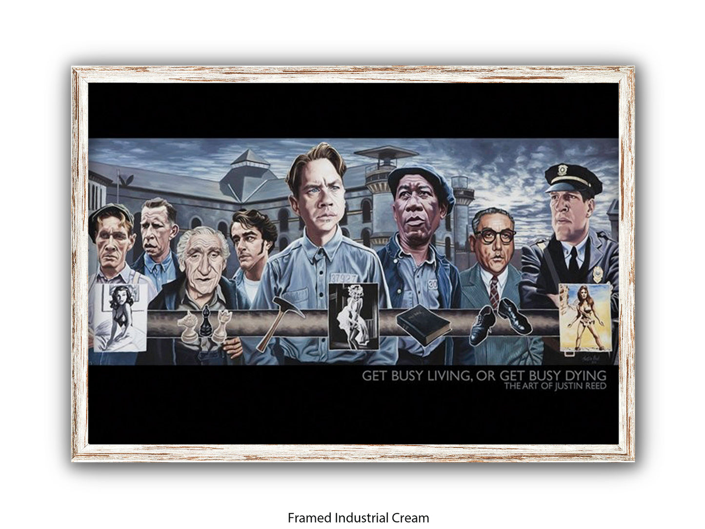 Get busy living, or Get busy dying  Cinema Art Poster | Justin Reed
