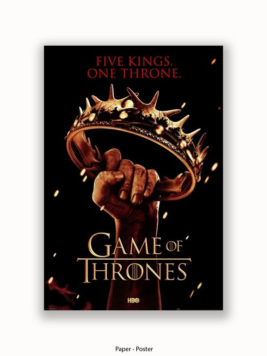Game Of Thrones  Crown Poster