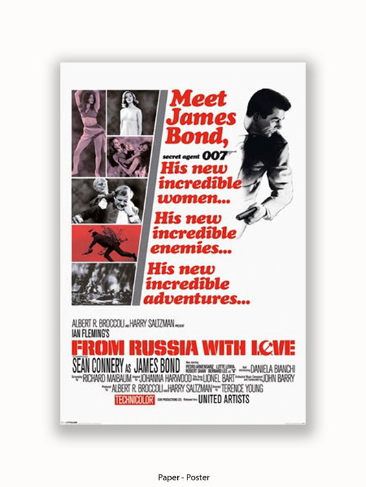 James Bond  From Russia With Love Poster
