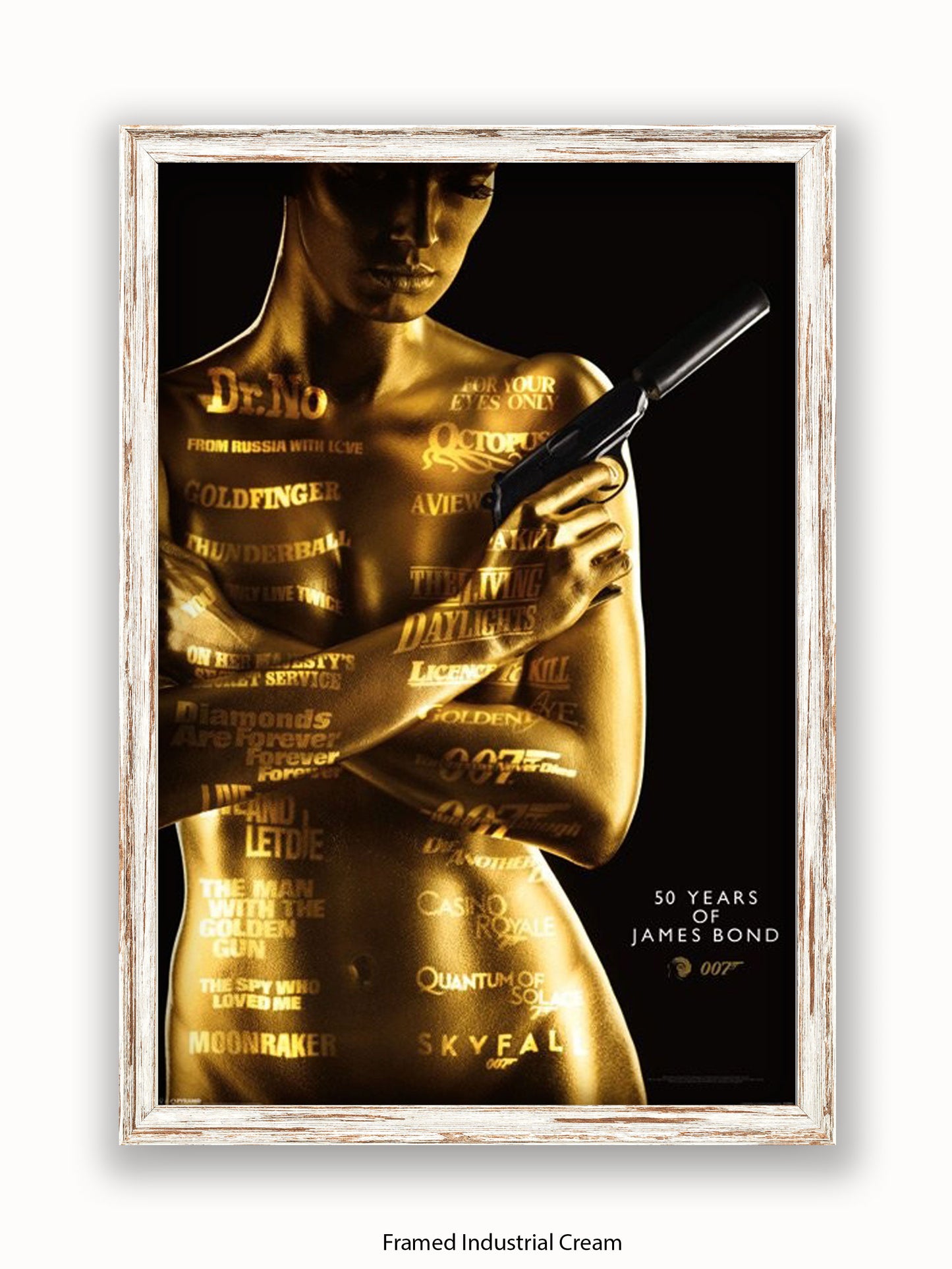 James Bond  Goldfinger  50Th Aniversary Poster