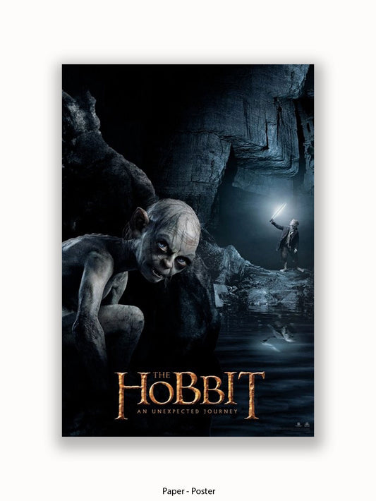 Hobbit  Gollum  Cave  An Unexpected Journey Poster