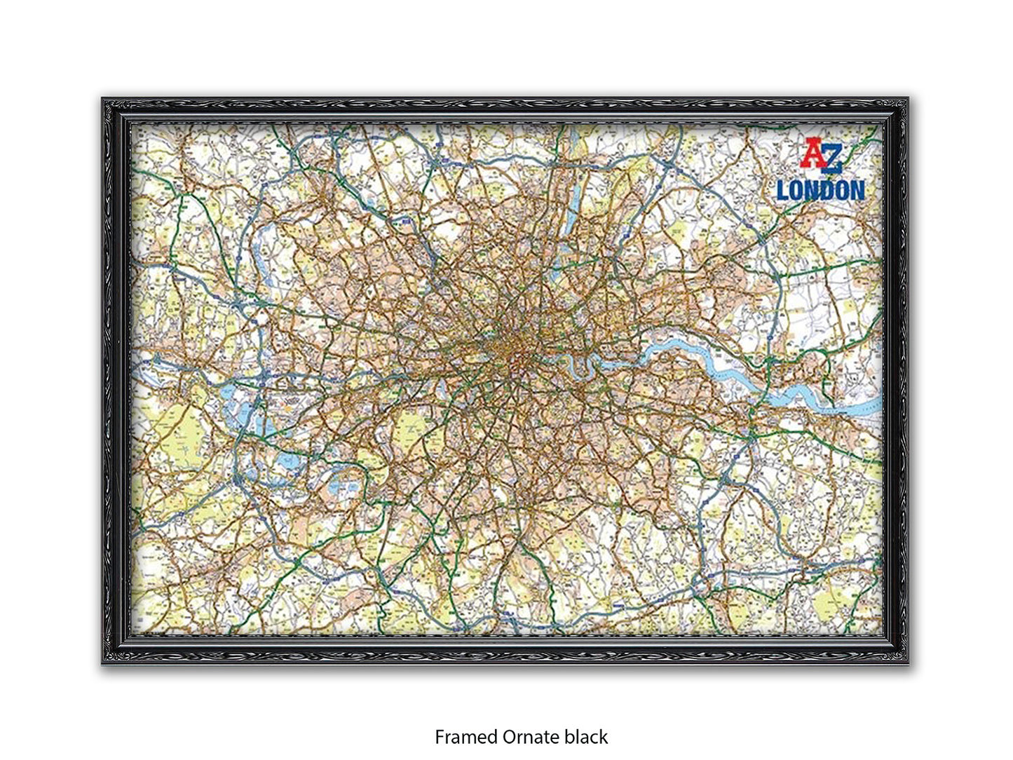 A to Z | London Map | Wall Decor Poster