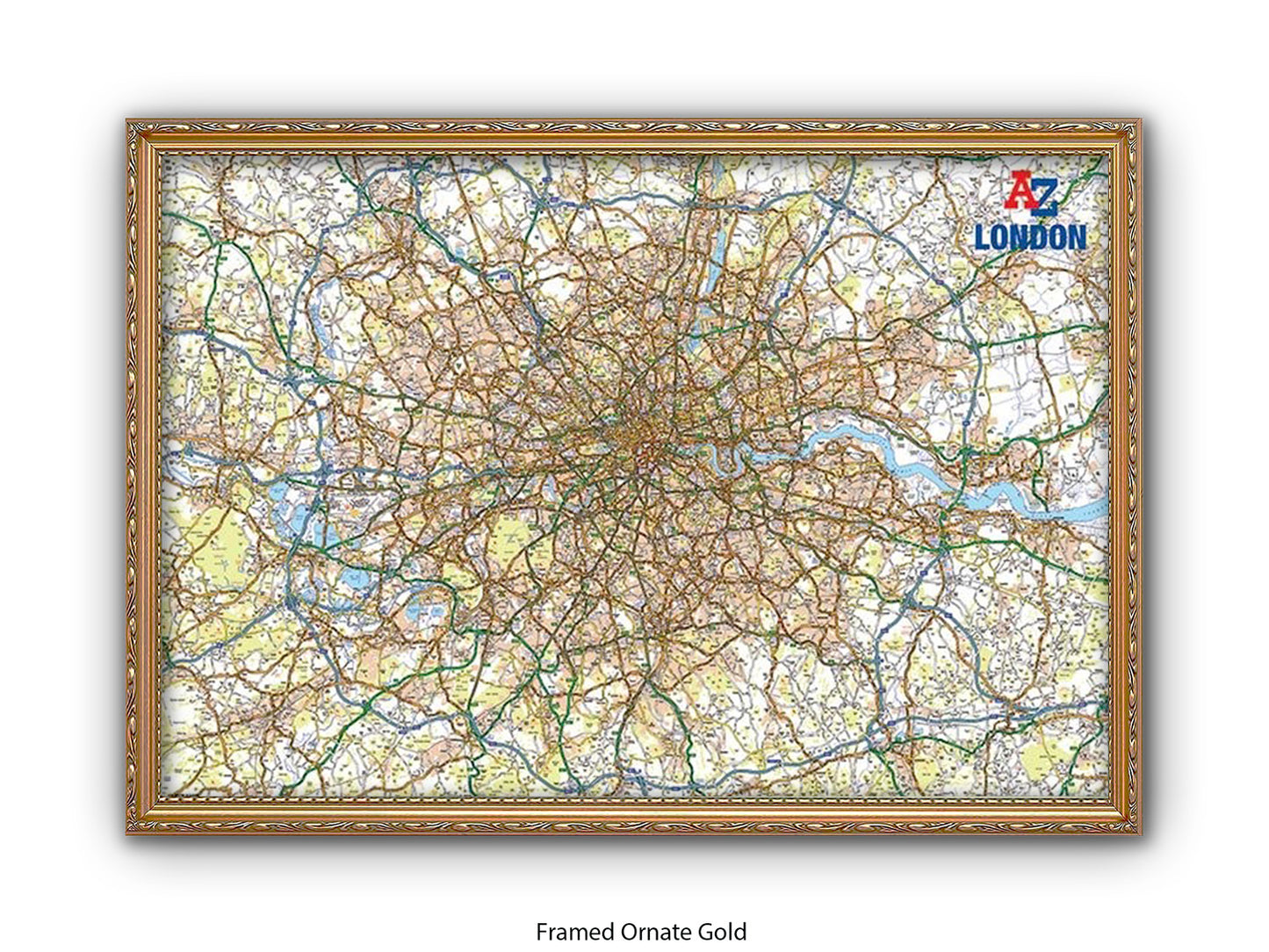A to Z | London Map | Wall Decor Poster