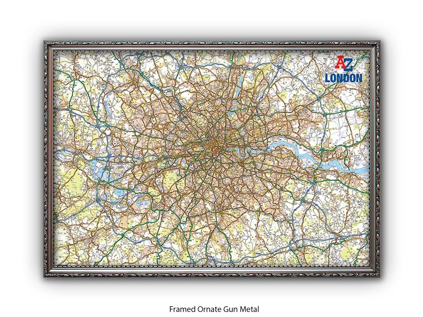 A to Z | London Map | Wall Decor Poster